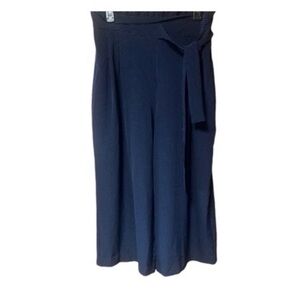 Anne Klein Polka Dot Wide Leg Cropped Trousers